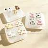 Unicornio, Conejo, Oso, Cachorro, Molde de Silicona con Forma de Animal Lindo, Vela, Yeso, Resina, Decoración de Pasteles