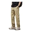 Pantalones Softshell Impermeables Cortavientos para Exteriores de la Marca Fujian Primavera Otoño Deportivos Pierna Recta Casuales Multibolsillos Ropa de Trabajo para Hombre