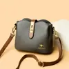 Bolso Nuevo para Mujer Textura de Cuero Suave PU Bolso Cruzado Transfronterizo Gran Capacidad Bolso Cruzado Simple Bolso Tote Elegante Bolso para Madre