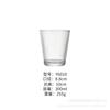 Copo de Vidro Criativo Listrado Vertical Estilo Japonês, Copo Criativo da Moda para Café com Leite, Copo de Uísque Listrado Transparente Espessado