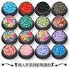 Serie de San Valentín Transfronteriza Lentejuelas con Brillo de 5 mm Polvo con Brillo Slime Esmalte de Uñas Venta al Por Mayor Joyería para Uñas Gotas de Gel