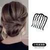 Grampo de Cabelo Pente Invertido de Quatro Dentes Presilha de Cabelo em Forma de U para Mulheres, Ferramenta Diária para Penteado Preguiçoso, Ferramenta Mágica para Prender Coques