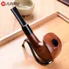 Fabricante Directo de Pipas de Madera con Cabeza Grande Venta Directa Pipa de Doble Uso Set de Fumador de Moda Set de Fumador Pipa con Boquilla Plana Diseño Personalizado