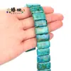 Acessórios de Pulseira Mais Vendidos Transfronteiriços Coloridos Marca de Mão Pedra Imperial Retangular Marca de Mão DIY Pedra Contas Soltas Fabricante Atacado