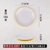 A8 dupla cor melamine placa louça disco plástico hotel buffet prato placa plana redondo hotel comercial