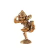 Adornos de Escritorio de Mono Rey de Latón Vintage Cabeza Reforzada Mono Rey de la Nube Adornos Creativos de Mascota para el Té Vajilla Vieja de Bronce