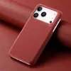 Funda para Teléfono Móvil Adecuada para Iphone18Pro, Funda Protectora Anticaídas de Cuero con Patrón de Lichi Media Cubierta 16E para Apple 17Promax