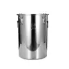 Cubo Sellado de Acero Inoxidable 304 para Uso Comercial Transfronterizo, Cubo de Almacenamiento Engrosado de Gran Capacidad con Tapa, Cubo de Aceite, Cubo de Arroz, Cubo de Leche