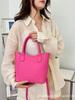 Bolsa de mão de grande capacidade Cross-Border, novo estilo de verão, bolsa de balde de seixos para sogra, bolsa simples e moderna de um ombro, bolsa transversal para mulheres