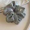 Anillo Colon de Pedrería Avanzada Anillo para el Cabello Cuerda para Cola de Caballo Cabeza de Bola Rizador Set para el Cabello Tendón de Goma Elástico Accesorios para el Cabello