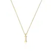 Collar de acero inoxidable con 26 iniciales inglesas transfronterizo de Amazon para mujer, moda INS europea y americana, simple, que no se desvanece, cadena para el cuello