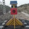 Luz de Señalización LED Indicador de Parada de Coche Solar de Rastreo Señal Reflectante Luz de Parada de Suelo