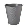 Cubo de basura simple para uso doméstico sin tapa, grande para cocina, baño, sala de estar, papelera de almacenamiento rayada
