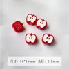 [Paraíso de Manzanas] Colgante de Manzana de Resina Cerámica Pulsera de Cuentas Sueltas Cadena para Teléfono Móvil Paquete de Materiales para Accesorios DIY con Cuentas