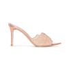 Zapatos de Tacón Alto de Punta para Banquetes para Mujer 2026 Primavera Nuevos Zapatos de Tacón de Aguja Bordados Sandalias de Tacón Alto Bordadas Dorado Champagne