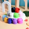 Anel de Pressão Transfronteiriço Mais Vendido Cor Sólida Desenho Animado Presente Anel de Pressão de Silicone Estampa Pulseira de Pressão Infantil Pronto para Entrega