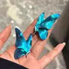 Pendientes de Mariposa Azul Súper Hada Nicho, Únicos Retro Elegantes, Pendientes de Alta Gama y Elegantes, Pendientes Simples Nuevos