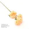 Flor Artificial Rosa Diamante de 3 Cabeças para Decorações de Casamento, Arranjos Florais, Decoração Floral de Cachoeira em Shopping, Flores Artificiais