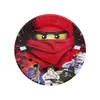 Decorações de Festa Ninjago Vermelhas Mais Vendidas Pratos de Papel de Aniversário Copos de Papel Banners Balões Conjunto de Louças Suprimentos