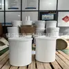 Fornecimento Recipiente Cilindro de PTFE Branco de Tamanho Grande Vedantes de PTFE Integrais de PTFE