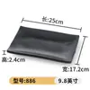 Plato Rectangular Negro Estilo Japonés Melamina Escarchada Vajilla Plato Especial para Restaurante de Hot Pot de Res Plato para Carne de Barbacoa