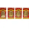 Dios de la Riqueza de lámina dorada para transportar monedas de oro para atraer dinero madre dios rico de la riqueza para ahorrar dinero dios de la riqueza baishun dios de la riqueza tarjeta de papel moneda de lámina dorada