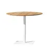 Mesa y Sillas de Comedor de Ratán para Exteriores Combinación Mesa y Sillas de Ratán de Ocio Patio Jardín Exterior Terraza Balcón Silla de Ratán de Tres Piezas