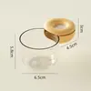 Frasco de almacenamiento sellado de silicona de grado alimenticio con cuchara, frasco de almacenamiento para cocina, recipiente transparente de vidrio para arroz para el hogar, frasco de almacenamiento portátil