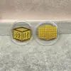Shenzhen Shuibei Mismo Estilo Oro Puro 999 Tesoro de la Fortuna Aleación Gato de la Suerte Adhesivo Dorado para Teléfono Móvil para Atraer Riqueza Tienda de Oro