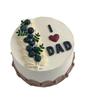 Decoração de bolo simples para o dia dos pais de celebridades online, eu amo o PAI, o PAI, o bolo de aniversário, o plug-in de cozimento