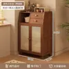 Gabinete de Vestíbulo, Aparador de Comedor, Vitrina de Té de Pared para Sala de Estar, Gabinete Lateral, Estante Multifuncional para Almacenamiento de Utensilios de Cocina