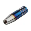 Cabeça de câmbio manual azul semi-assada cabeça de câmbio 13cm liga de alumínio alavanca de câmbio universal para carro cabeça de câmbio modificada