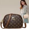 Bolso bandolera para mujer Nuevo 2025 Bolso bandolera Moda Estampado Bolso redondo pequeño para mujer Bolso de hombro para mujer Bolso concha Venta al por mayor