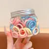 Diademas de Colores para Mujer, Estilo Coreano Negro, Bandas de Goma Desechables Engrosadas, Accesorios para el Cabello, Anillos para el Cabello que No Dañan el Cabello
