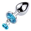 Plugue anal de metal Bell, brinquedos sexuais adultos, plugue anal em forma de coração, corrente de tração, brinquedos alternativos, atacado