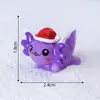 Paisagem miniatura de comércio exterior, globo de neve hexagonal criativo de cristal de animal dragão de Natal, acessórios, miniaturas