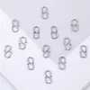 Fivela S de Aço Inoxidável fivela m Joias Acabamento Fivela de Conexão DIY Colar Pulseira Artesanal Acessórios de Joias Material