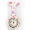 Reloj de Enfermera para Mujer Impermeable Reloj Colgante con Pin Simple Reloj de Bolsillo de Silicona Estudiante Prueba de Batería Reloj de Bolsillo para el Pecho de Doctor