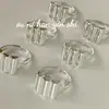 Anillo Onihan de Plata de Ley S925 Estilo Coreano Simple Versátil Anillo Cuadrado de Galleta Estilo INS Nicho Sentido de Alta Gama para Mujer