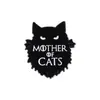 Broche de Calavera Fantasma Oscuro Gato Negro de Halloween Divertido Calavera Insignia de Metal en Inglés Pequeño Regalo