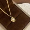 Collar de Perlas de Cacahuete de Diseño Nicho Simple de Lujo Ligero Estilo Japonés Perla de Agua Dulce en Forma de Frijol Cadena para Clavícula para Mujer de Alta Gama
