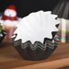 Mecanismo de taza de papel para pastel con forma de flor Taza para alta temperatura Taza crisantemo Taza con base de papel recubierto para pan Taza de papel engrosado de grado alimenticio 100