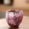 Taza de té de cerámica con esmalte de horno Taza Maestra Taza de té Té Juego de té Kung Fu Taza de huevo de dragón con esmalte Tianmu tazón de té taza individual
