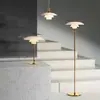 Lámpara de mesa vintage de cristal PH de diseñador danés, arte nórdico, adecuada para sala de estar, estudio, dormitorio, decoración de mesita de noche, regulable