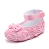 Comercio exterior suministro de zapatos para bebé al por mayor color liso rosa zapatos para niño pequeño de bebé zapatos de princesa 0050