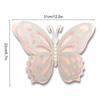 Adhesivo de pared de mariposa hueca tridimensional 3D de cuatro capas, mariposa de papel nacarado, decoración para fiestas navideñas, bodas, hogar