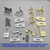 Accesorios de herrajes para bolso Kelly extragrande de platino, puente arqueado, placa base de cerradura cuadrada, candado giratorio de flecha, hebilla, tornillo, bricolaje