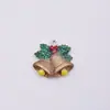 Colgante de resina navideño simulación muñeco de nieve árbol de Navidad anciano bolsa llavero colgante accesorios DIY