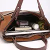Bolso de Hombro Popular Nuevo 2023 Moda Europea y Americana con Doble Bolsillo Bolso Tote Retro para Mujer Bolso Cruzado Simple