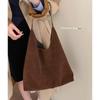 Bolsa Vintage de Alta Qualidade e Alta Capacidade para Deslocamento Diário Feminina 2023 Nova Bolsa Tote Fosca Bolsa Simples de Ombro Axilar